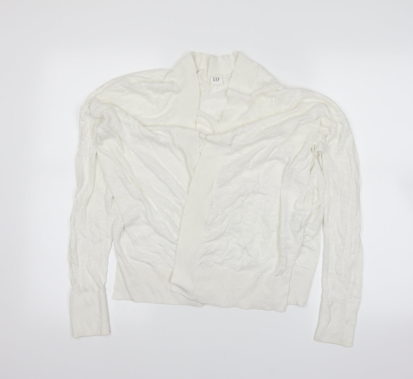 Gap Womens White   Cardigan Jumper Size S