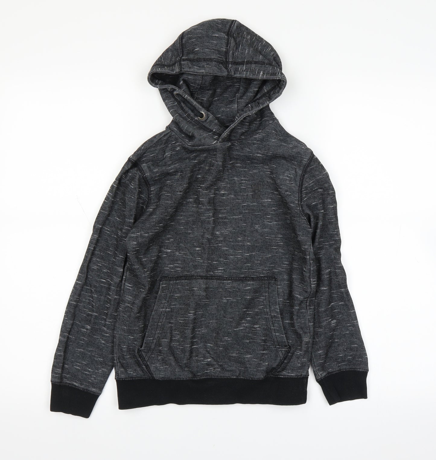 George Boys Black   Pullover Hoodie Size 8-9 Years