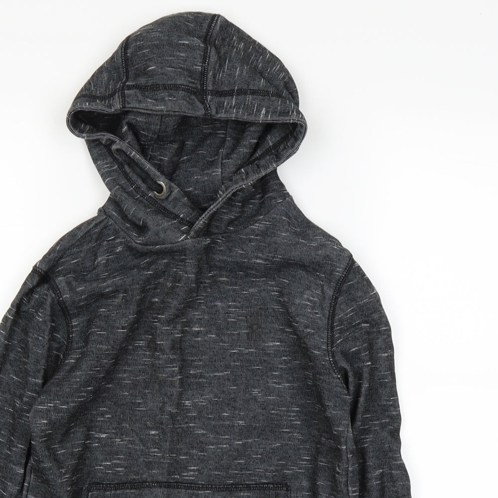 George Boys Black   Pullover Hoodie Size 8-9 Years