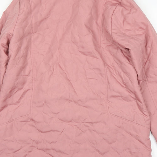 being casual Womens Pink   Overcoat Coat Size 14