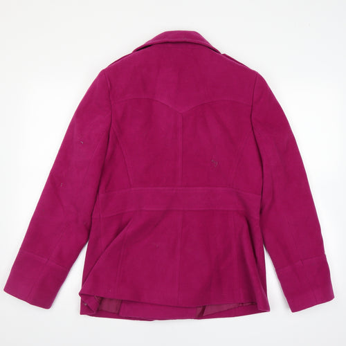 F&F Womens Pink   Overcoat Coat Size 14