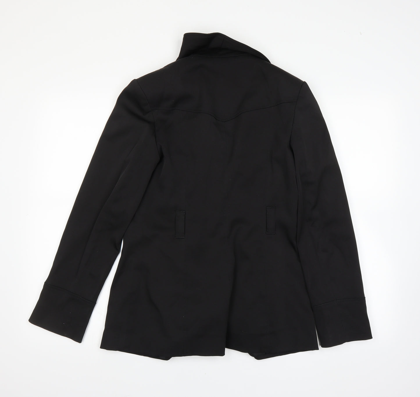 DEBINHAMS Womens Black   Overcoat Coat Size 10