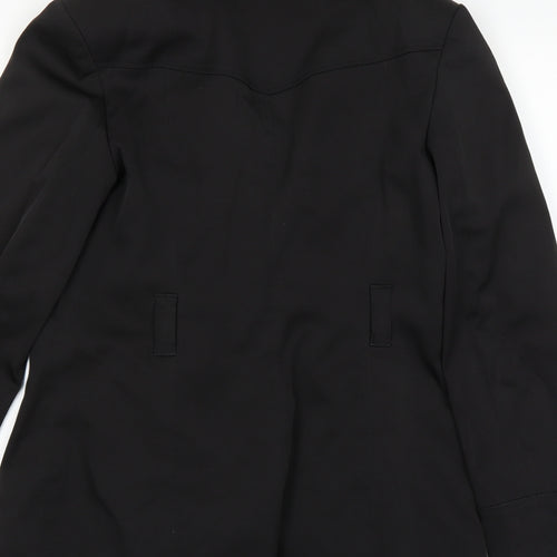 DEBINHAMS Womens Black   Overcoat Coat Size 10