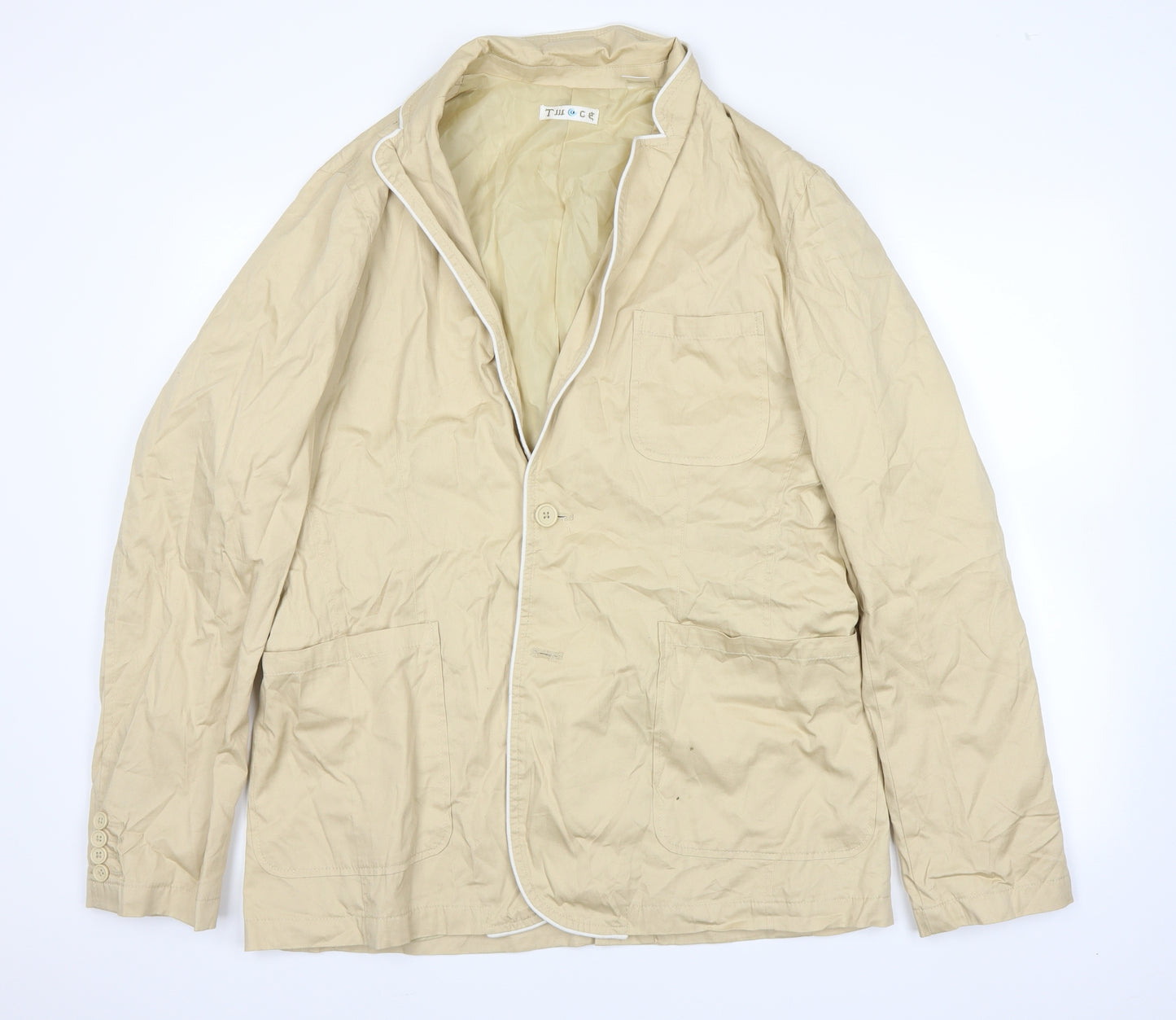 twice Mens Beige   Jacket  Size M