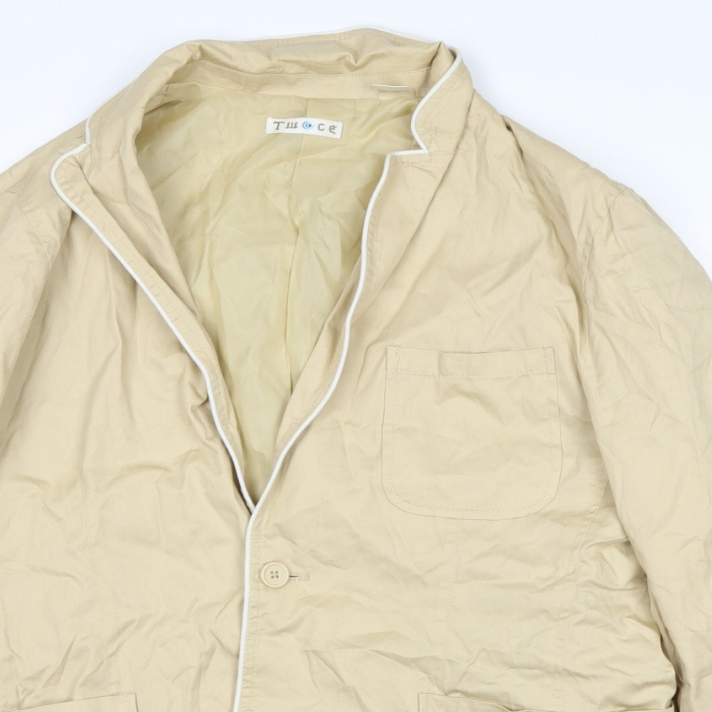 twice Mens Beige   Jacket  Size M