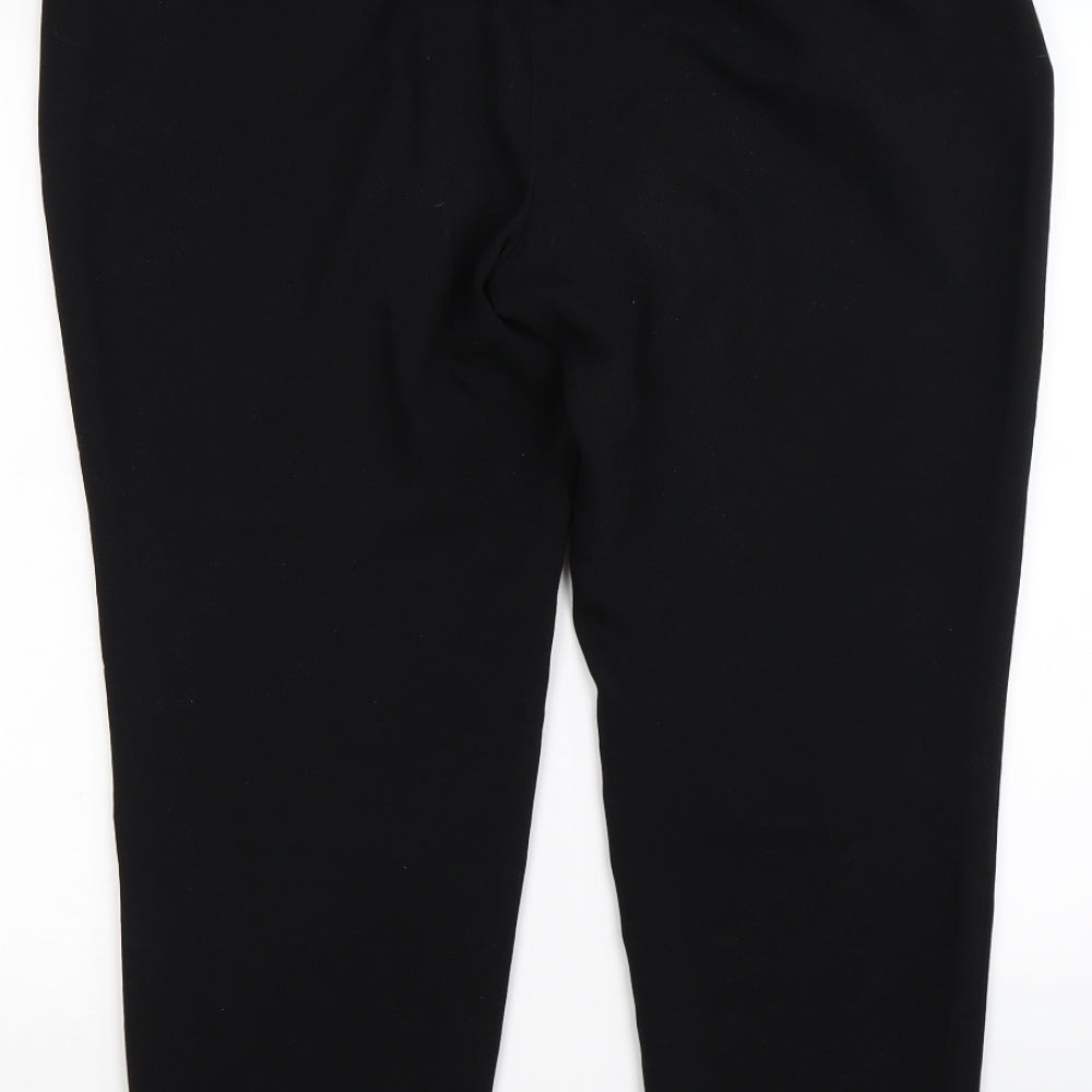 Marks and Spencer Womens Black   Trousers  Size 16 L26 in