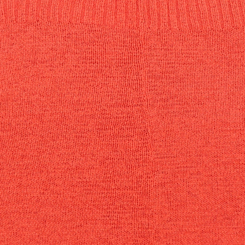 Papaya Womens Orange  Knit Pullover Jumper Size L