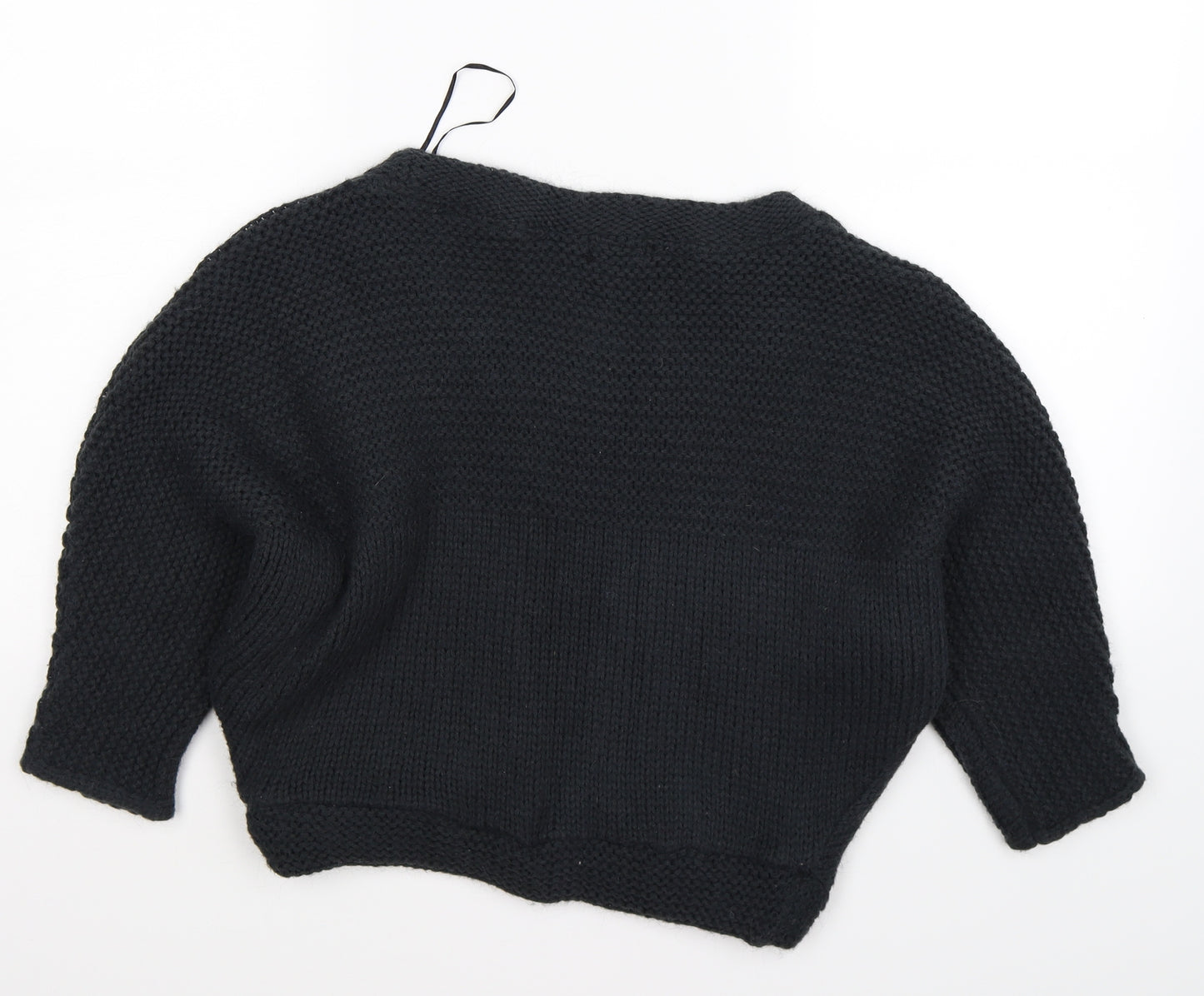 tophop Womens Blue  Knit Pullover Jumper Size 6  - cropped
