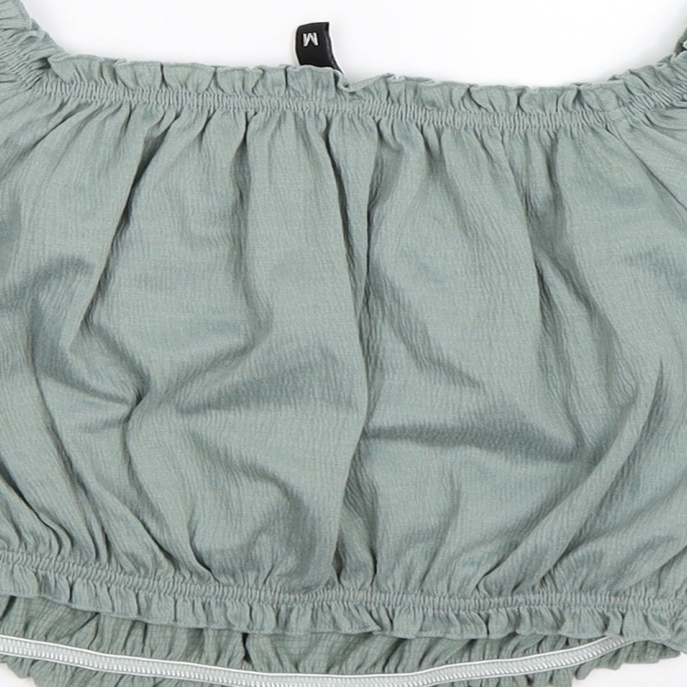 Divided Womens Green   Cropped T-Shirt Size M