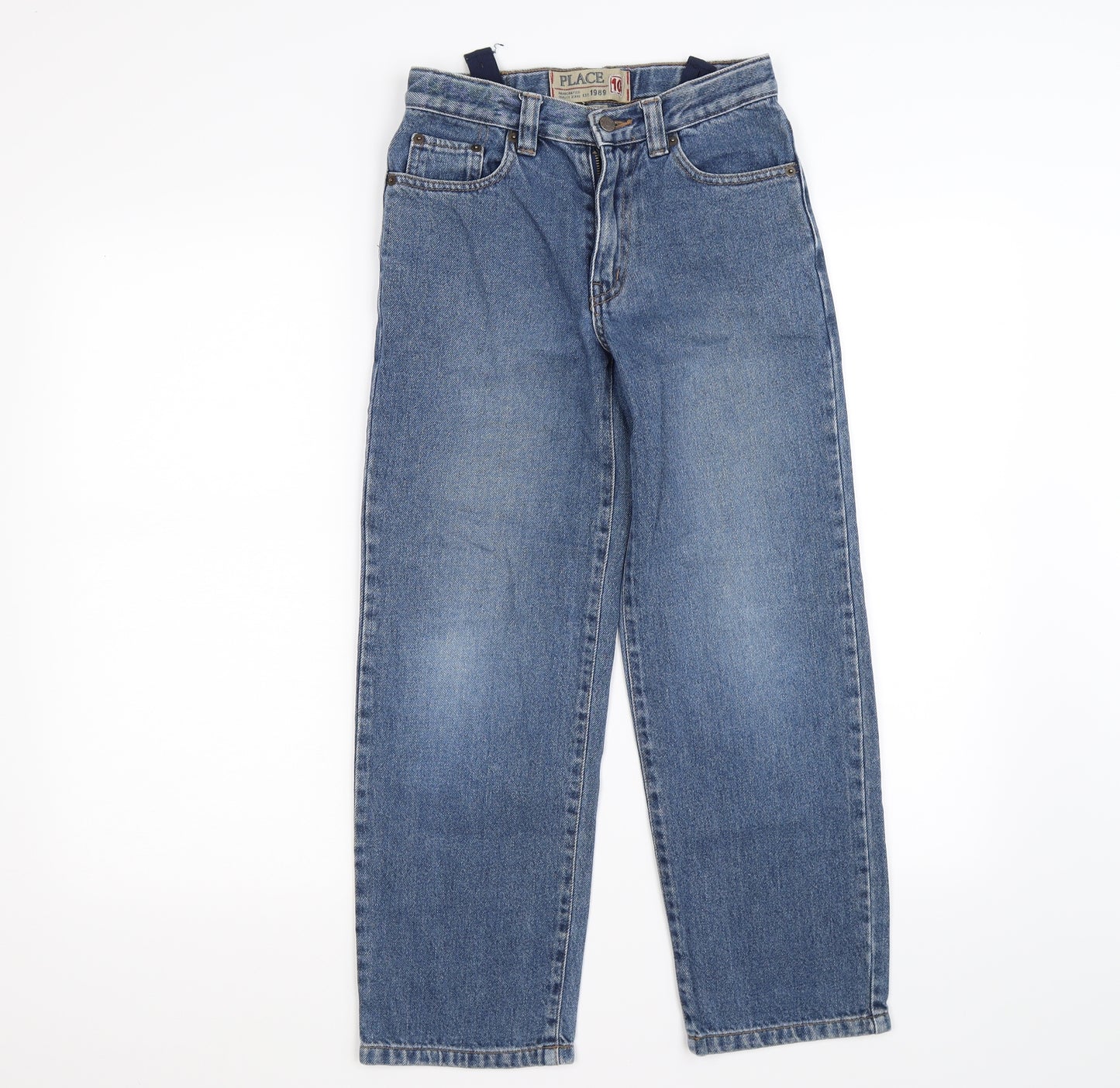 place Boys Blue  Denim Straight Jeans Size 10 Years