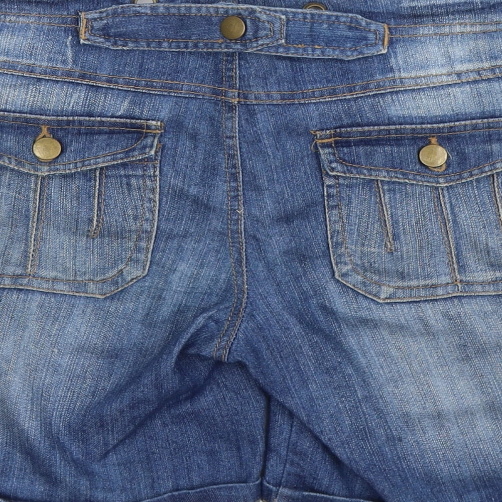 denim co Womens Blue  Denim Cut-Off Shorts Size 10