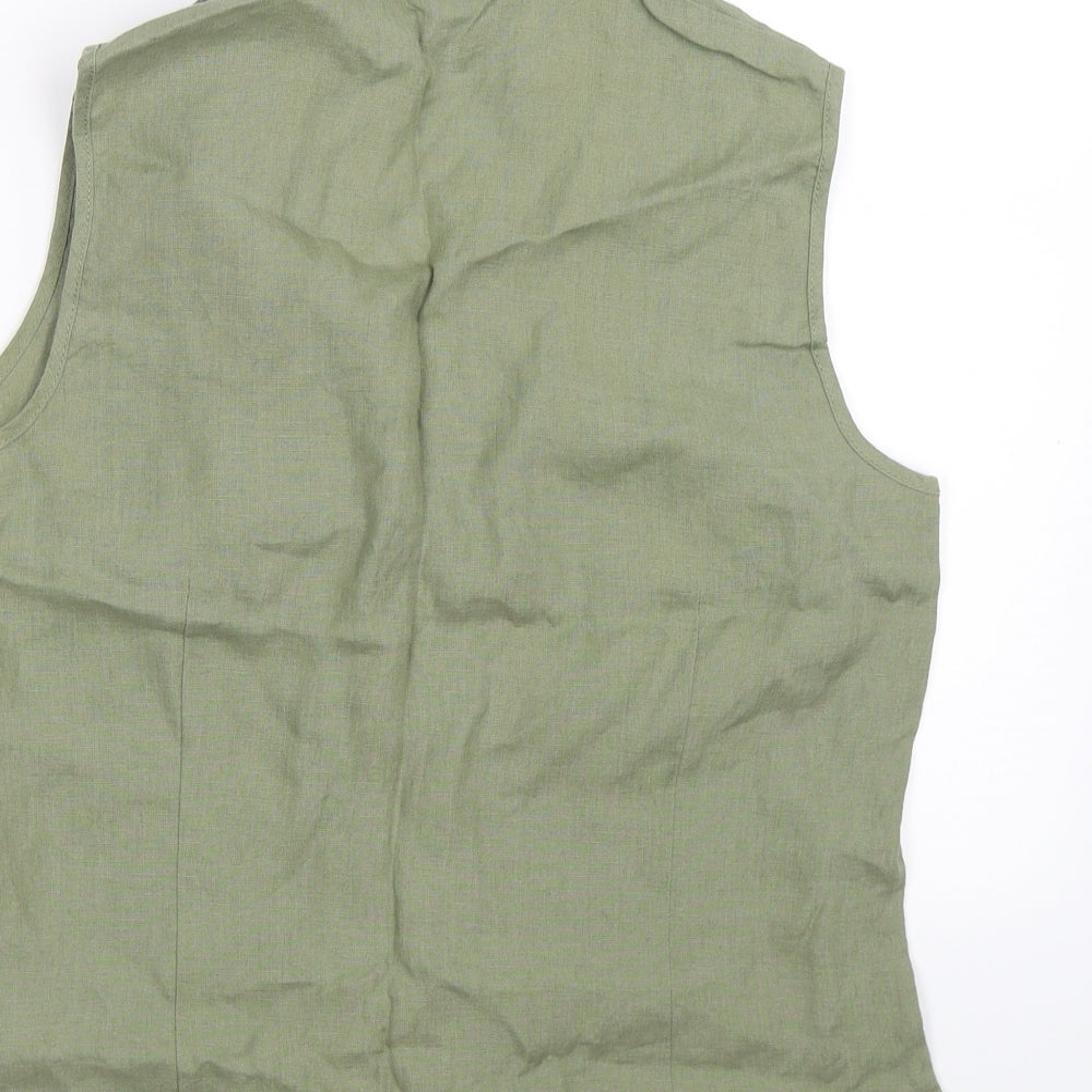 Marks and Spencer Womens Green   Basic Blouse Size 16