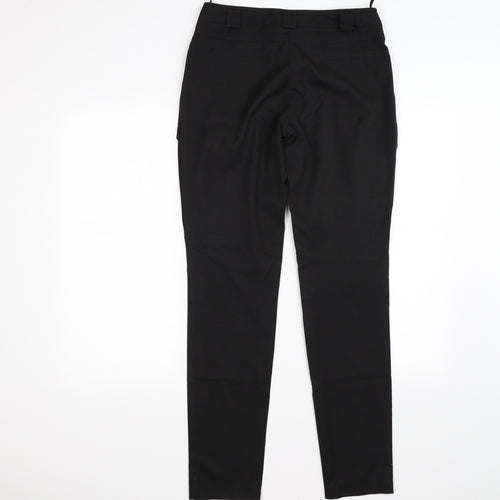 mare sole Womens Black Striped  Trousers  Size 10 L31 in