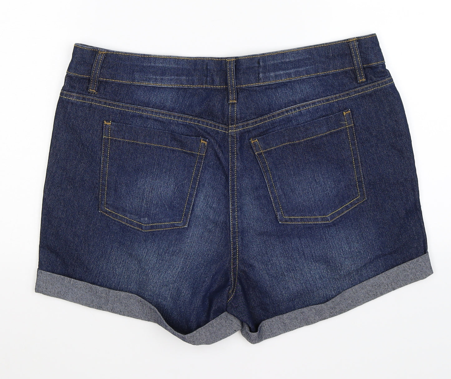 pep & co Womens Blue  Denim Sailor Shorts Size 12