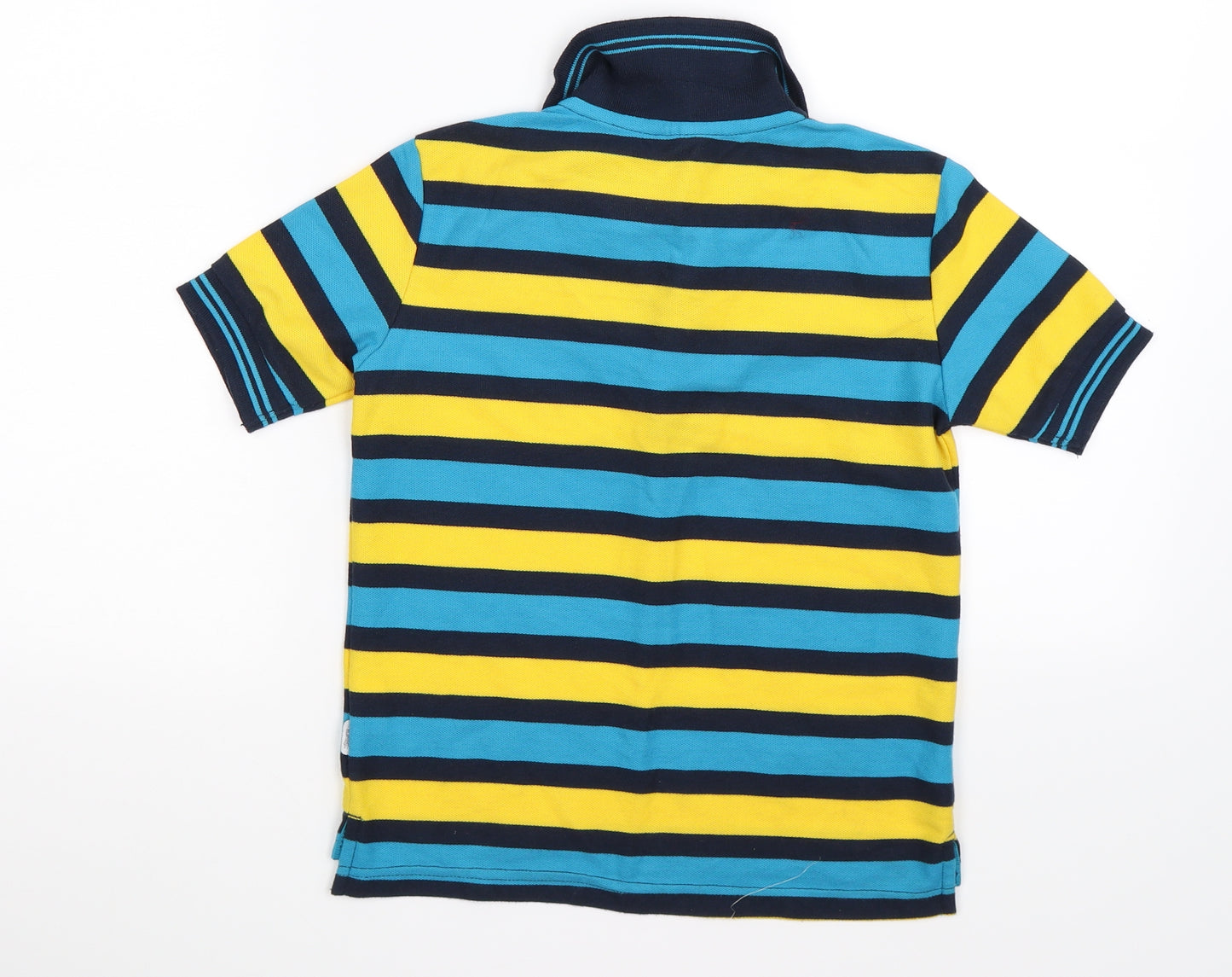 Lonsdale Boys Blue Striped  Basic Polo Size 7-8 Years