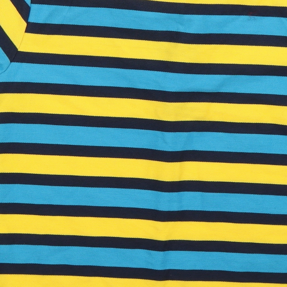 Lonsdale Boys Blue Striped  Basic Polo Size 7-8 Years