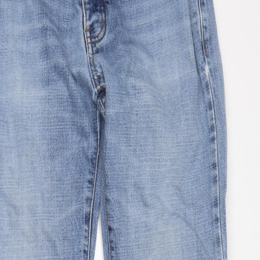Hoi Polloi Mens Blue  Denim Flared Jeans Size 28 in