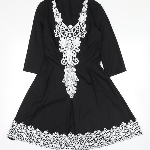 no brand Womens Black   Shirt Dress  Size S