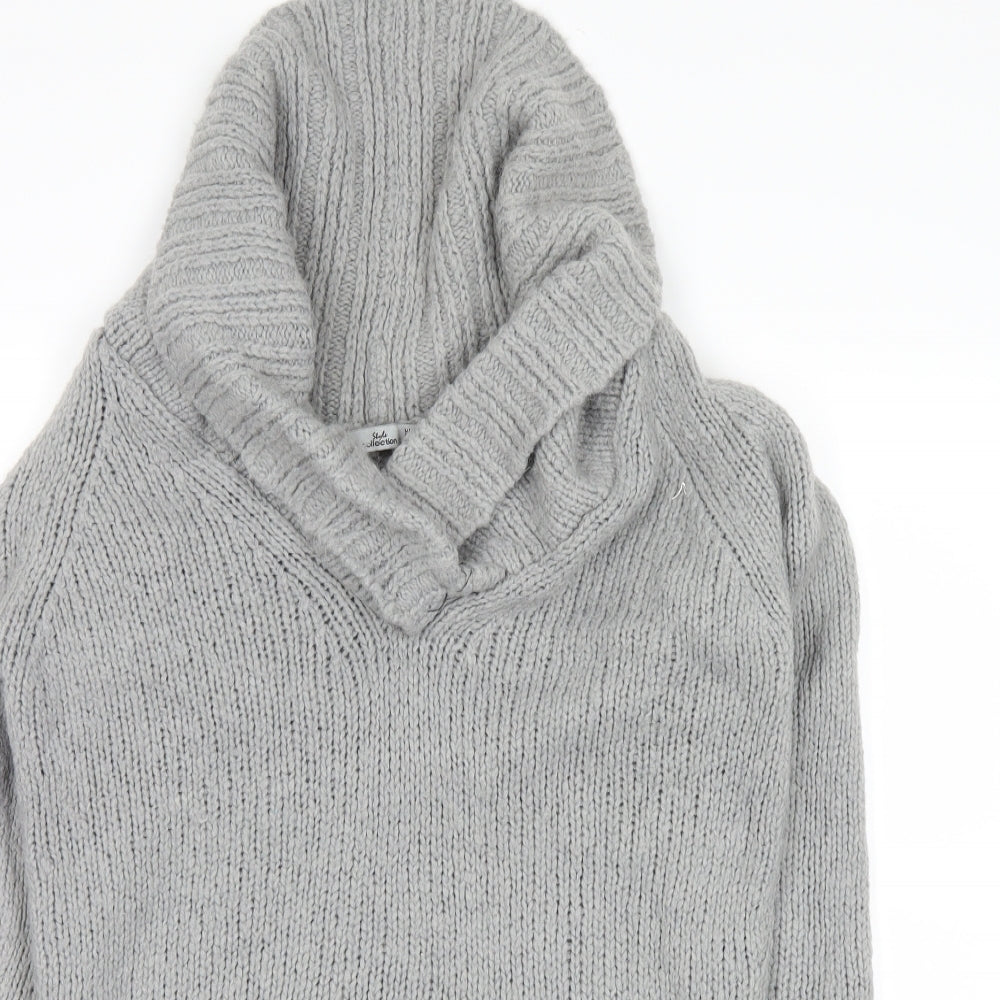 style collection Womens Grey   Pullover Jumper Size M