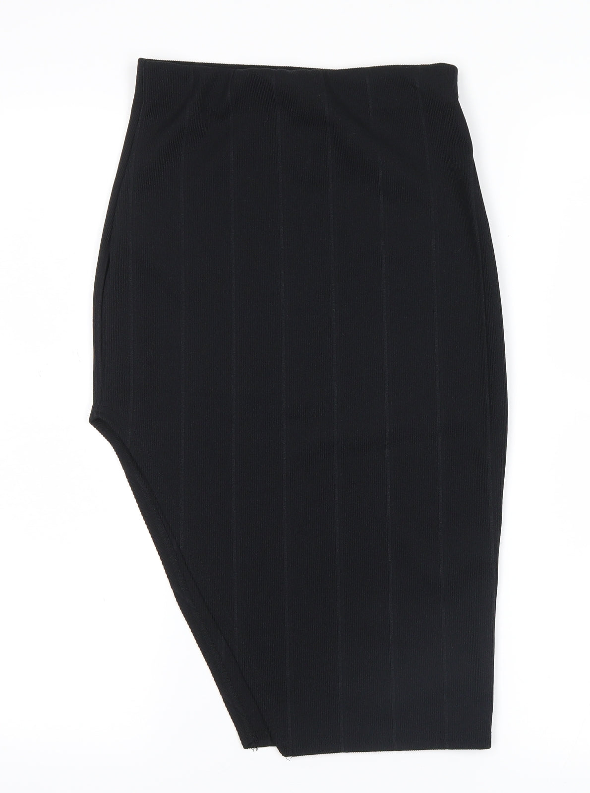 New Look Womens Black   Bandage Skirt Size 8  - slit on side