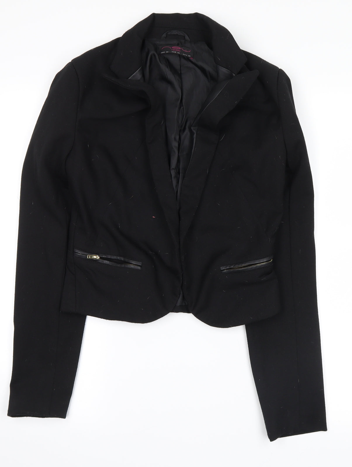 New Look Womens Black   Jacket  Size 8