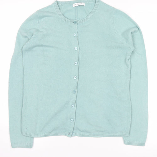 Marks and Spencer Womens Blue   Cardigan Jumper Size 8