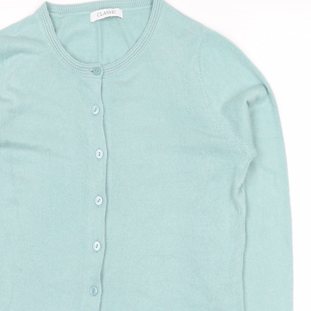 Marks and Spencer Womens Blue   Cardigan Jumper Size 8