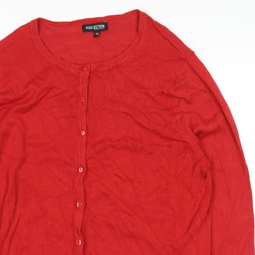 Debenhams Womens Red   Cardigan Jumper Size 20