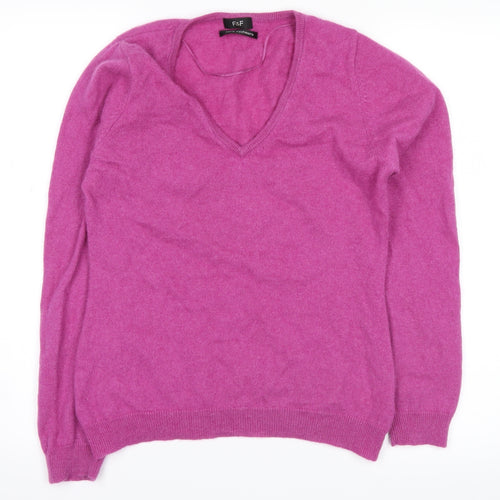F&F Womens Purple   Pullover Jumper Size M
