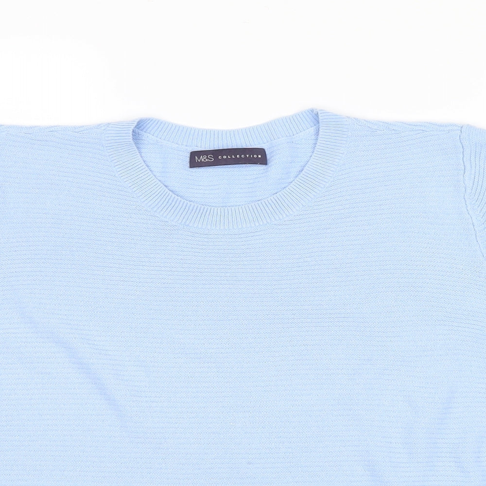 Marks and Spencer Womens Blue   Pullover Jumper Size 8