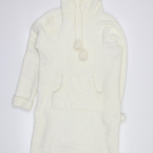 no brand Womens White   Pullover Sweatshirt Size 14