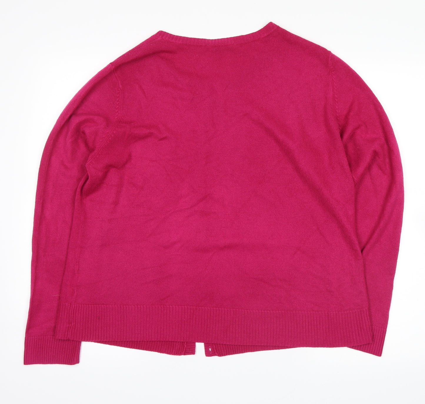 petite Womens Pink   Cardigan Jumper Size 18