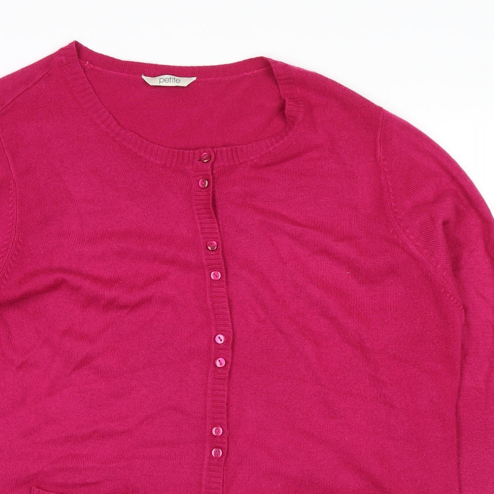 petite Womens Pink   Cardigan Jumper Size 18