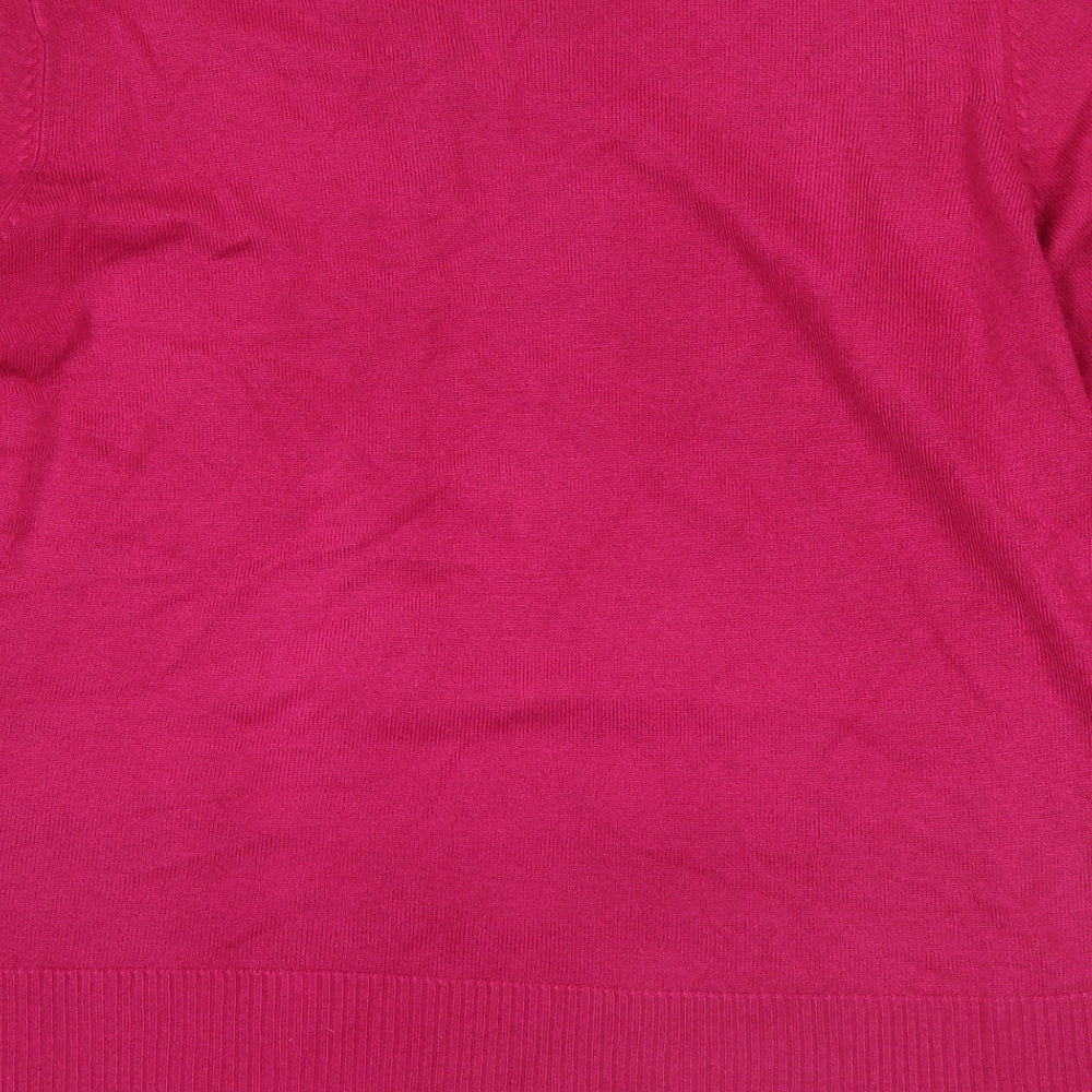 petite Womens Pink   Cardigan Jumper Size 18