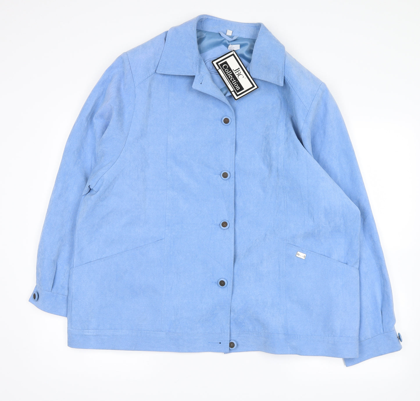 jbc collection Womens Blue   Trench Coat Blazer Size 20