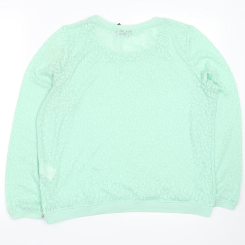 H&M Womens Green   Pullover Jumper Size M