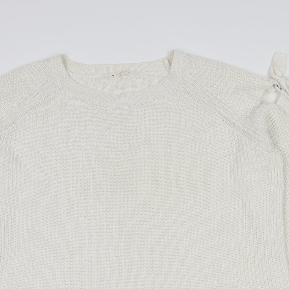 Candy Couture Womens White   Pullover Jumper Size 16