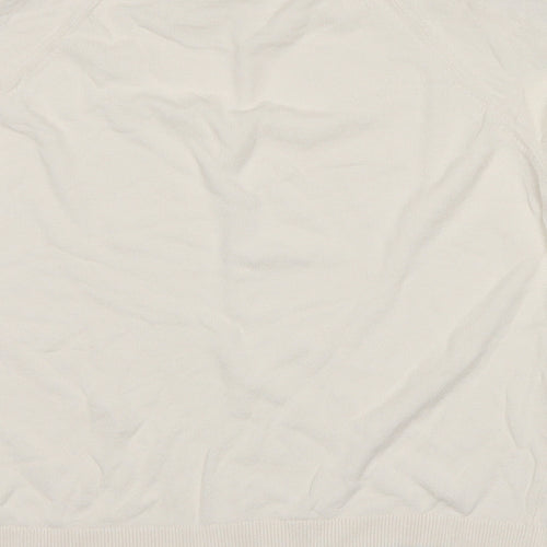 Marks and Spencer Womens White   Pullover Jumper Size 10