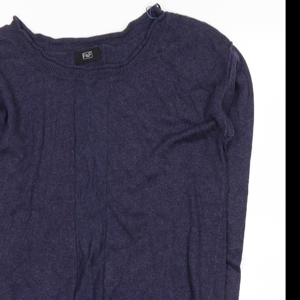 F&F Womens Blue   Pullover Jumper Size 6