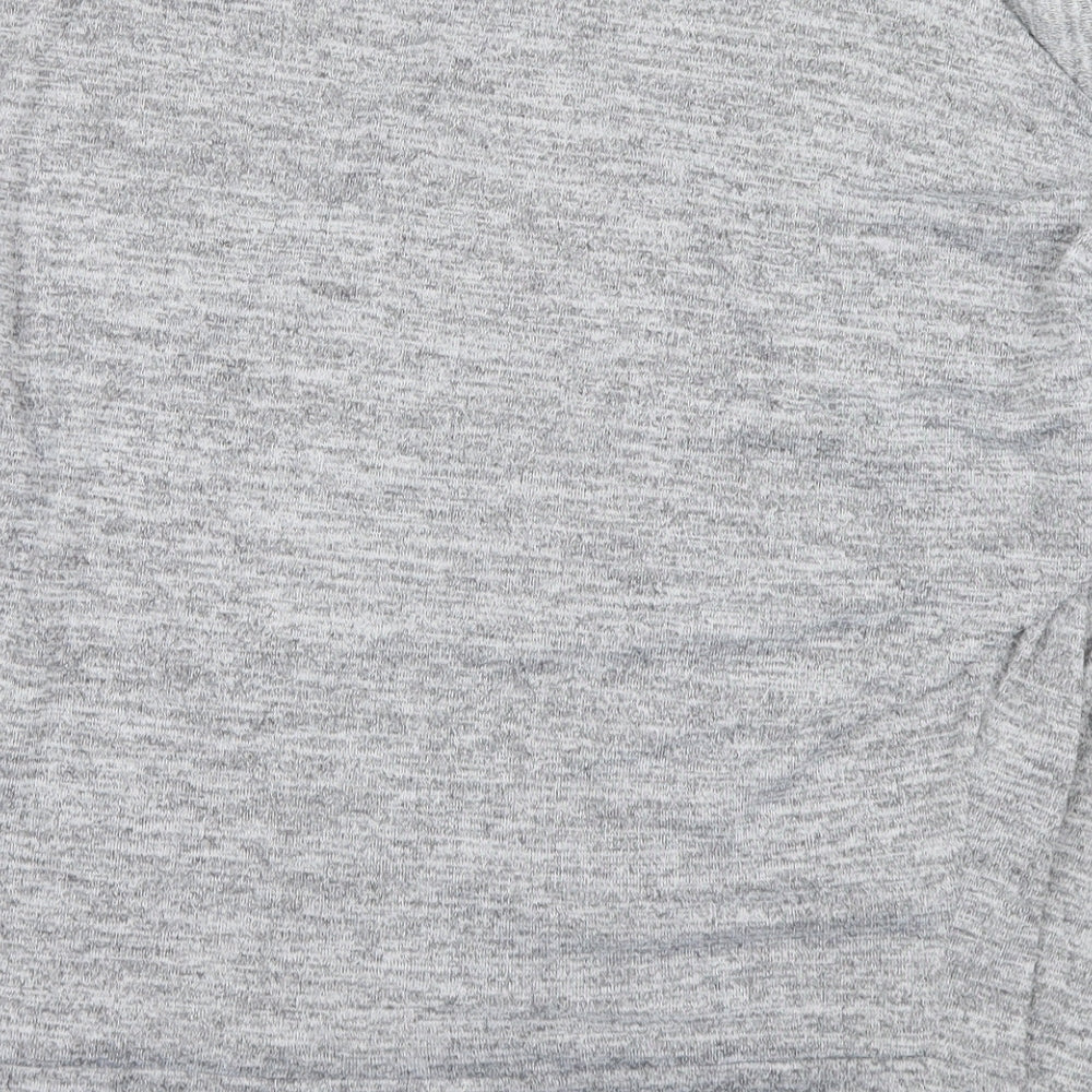 new look  Girls Grey   Pullover Jumper Size 14-15 Years  - holes on shoulder