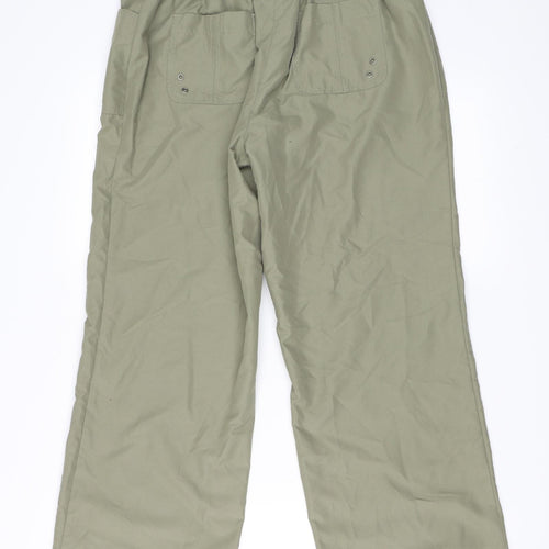 BHS Womens Green   Cargo Trousers Size 12 L26 in