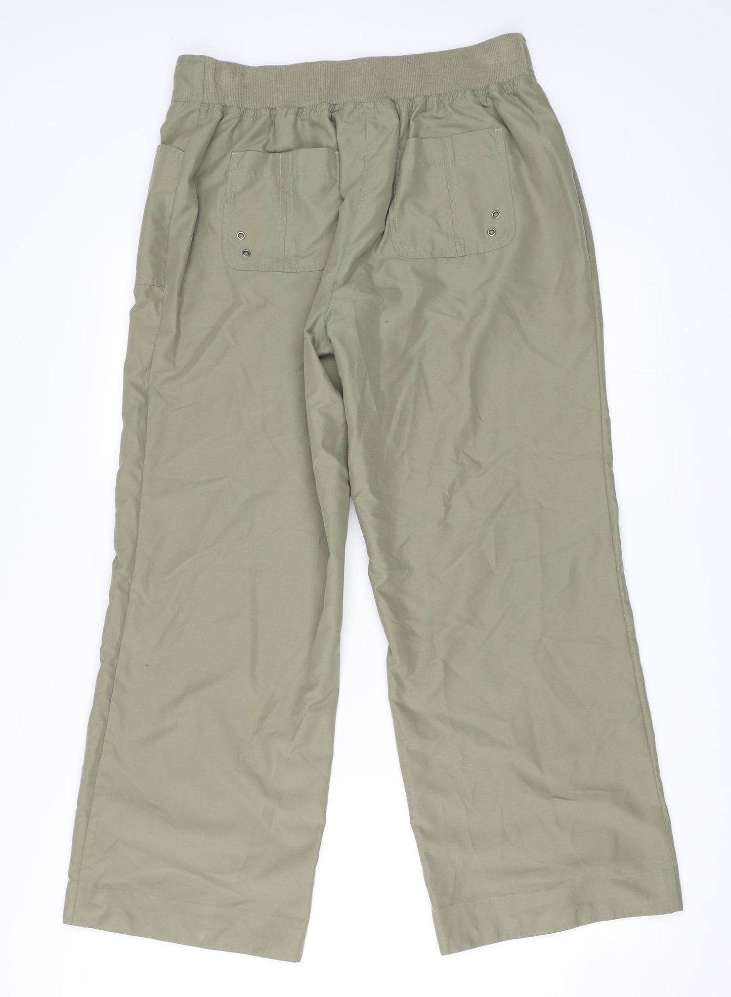 BHS Womens Green   Cargo Trousers Size 12 L26 in