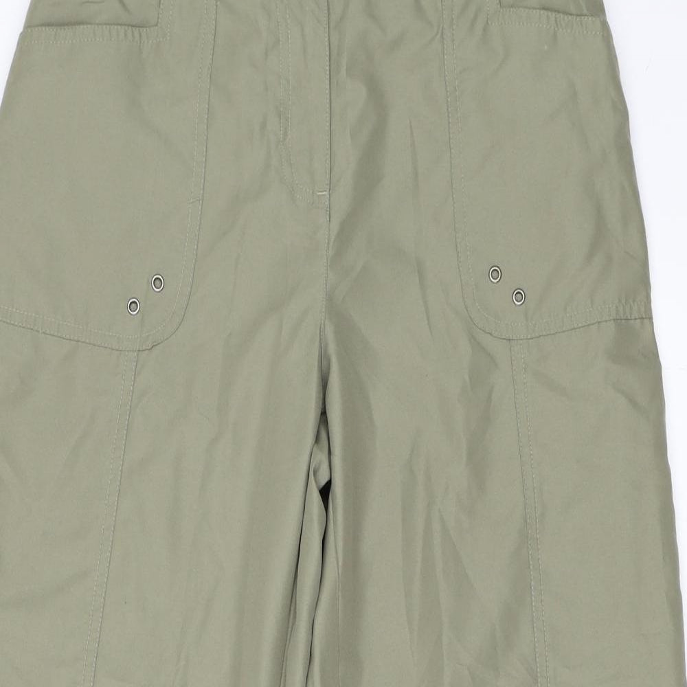 BHS Womens Green   Cargo Trousers Size 12 L26 in