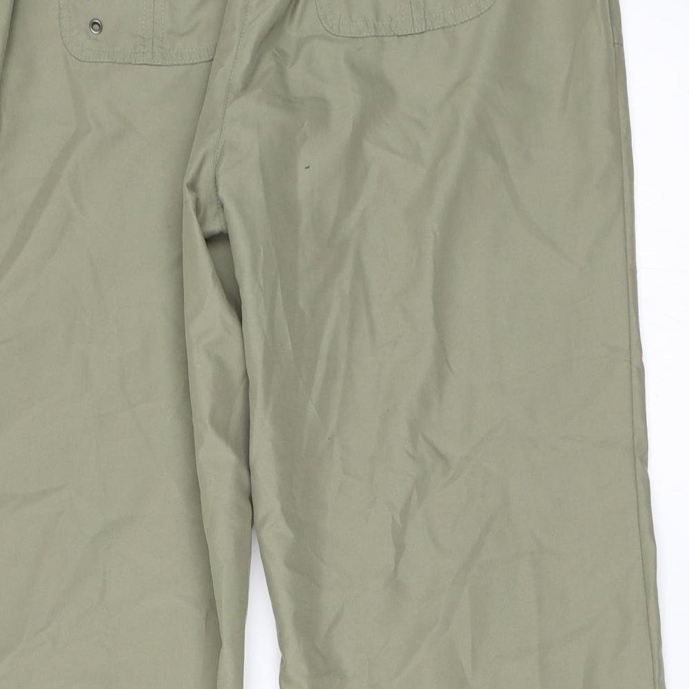 BHS Womens Green   Cargo Trousers Size 12 L26 in