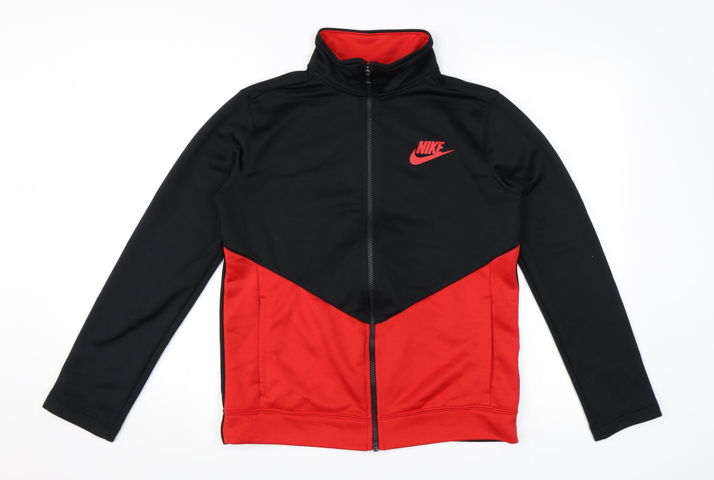 Nike Boys Black   Full Zip Sweatshirt Size 11-12 Years