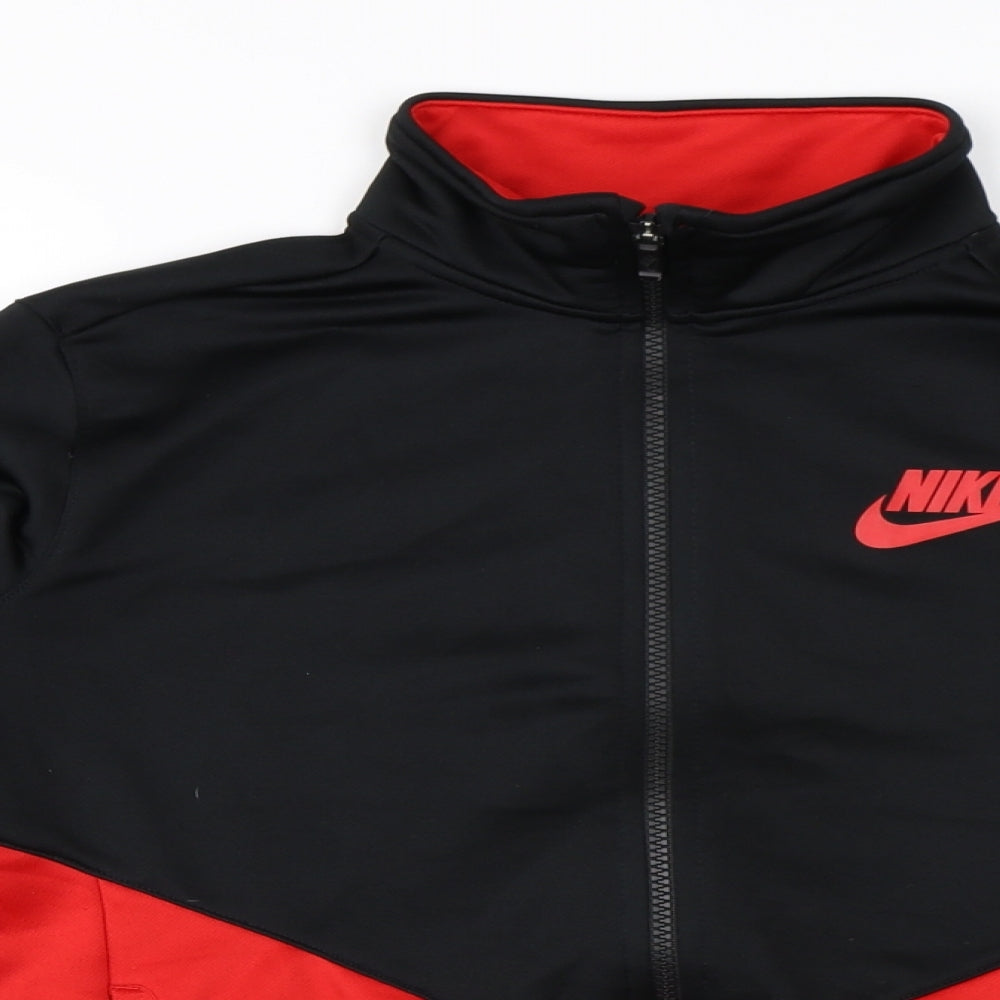 Nike Boys Black   Full Zip Sweatshirt Size 11-12 Years