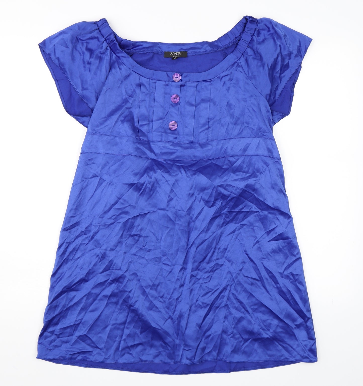Savida Womens Blue   T-Shirt Dress  Size 14