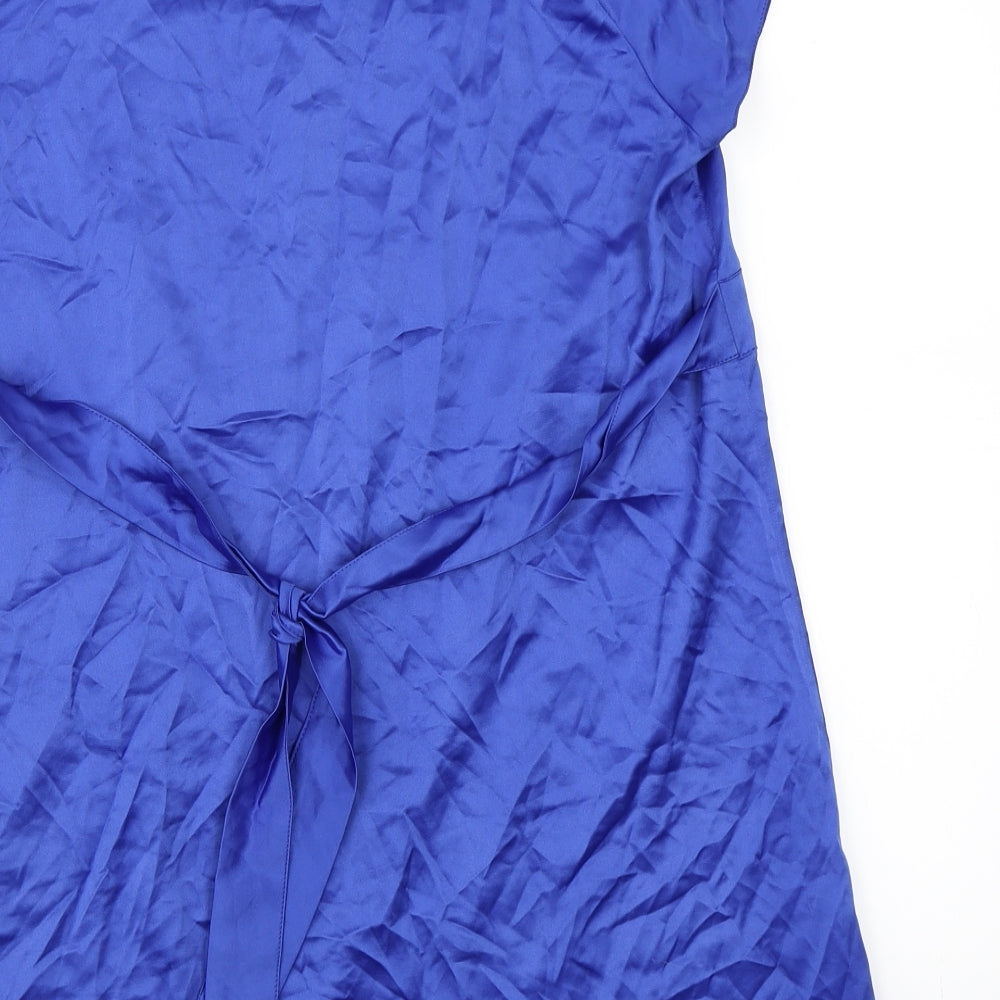 Savida Womens Blue   T-Shirt Dress  Size 14