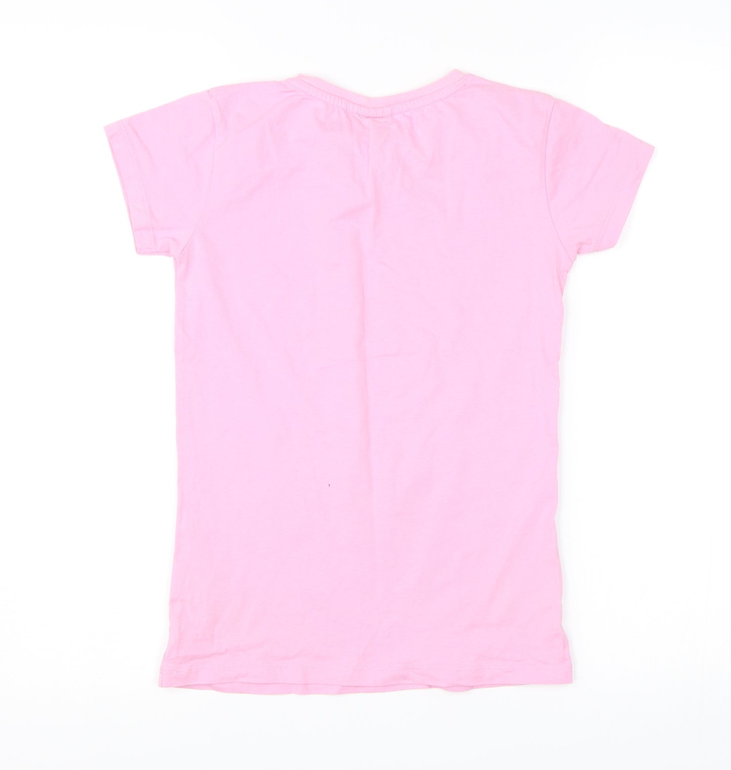 Disney Girls Pink   Basic T-Shirt Size 12 Years  - Minnie Mouse
