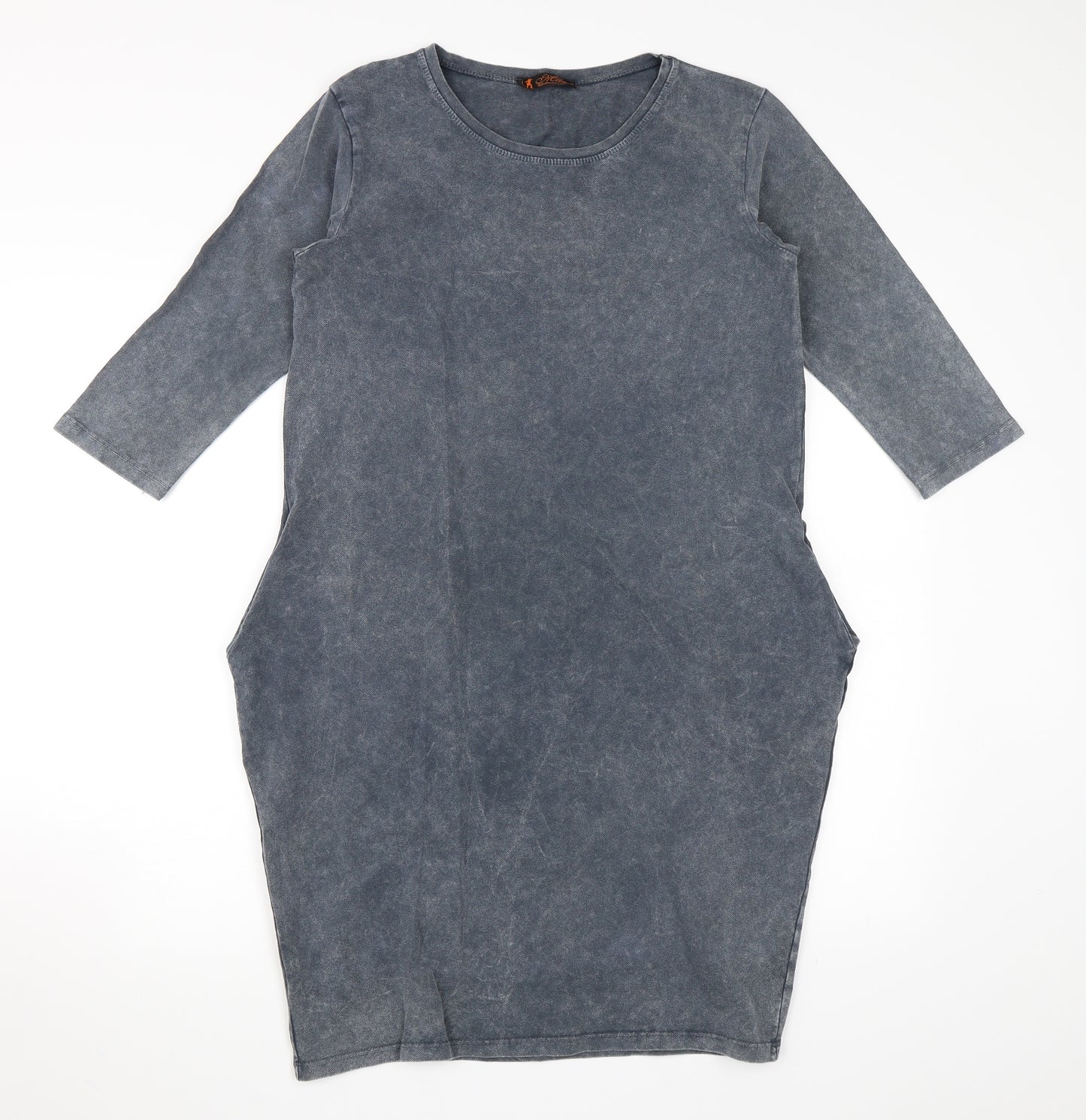 Mdg Collection Womens Grey   T-Shirt Dress  Size M